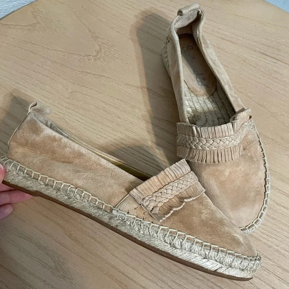 Splendid Jamie Fringe Suede Espadrille Loafers​​​